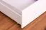Etagenbett + Ausziehbett für Kinder 90 x 200 cm | Massivholz: Buche | Weiß Lackiert | inkl. Bettkasten | umbaubar in 2 Einzelbetten | inkl. Rollroste Abbildung
