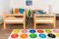 Stockbett für Kinder 90 x 200 cm | Massivholz: Buche | Natur Lackiert | umbaubar in 2 Einzelbetten | inkl. Rollroste Abbildung