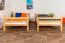 Stockbett für Kinder 120 x 190 cm | Massivholz: Buche | Natur Lackiert | umbaubar in 2 Einzelbetten | inkl. Rollroste Abbildung