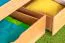 90 x 200 cm Etagenbett mit Stauraum / 2 Schubladen für Kinder Massivholz: Buche | Natur Lackiert | umbaubar in 2 Einzelbetten | Premium-Qualität | inkl. Rollroste Abbildung