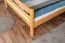 Doppelbett-Hochbett 160 x 200 cm | Massivholz: Buche | Natur Lackiert | umbaubar in Einzelbett | Premium-Qualität | inkl. Rollrost Abbildung