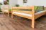 Stockbett für Jugendliche 140 x 200 cm | Massivholz: Buche | Natur Lackiert | umbaubar in 2 Einzelbetten | inkl. Rollroste Abbildung