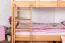 90 x 200 cm Etagenbett mit Stauraum / 2 Schubladen für Jugendliche Massivholz: Buche | Natur Lackiert | umbaubar in 2 Einzelbetten | Premium-Qualität | inkl. Rollroste Abbildung