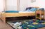 Bettrahmen für Kinder / Kinderbett 100 x 200 cm | Massivholz: Eiche | Natur Lackiert Abbildung