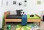 Kinderbett 120 x 200 cm | Massivholz: Buche | Natur Lackiert Abbildung