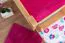 Etagenbett + Ausziehbett für Kinder 90 x 200 cm | Massivholz: Buche | Natur Lackiert | inkl. Stauraum/Ausziehbett | umbaubar in 2 Einzelbetten | inkl. Rollroste Abbildung