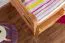 Hochbett für Kinder 90 x 200 cm | Massivholz: Buche | Natur Lackiert | umbaubar in Einzelbett | Premium-Qualität | inkl. Rollrost Abbildung