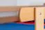 90 x 200 cm Etagenbett mit Stauraum / 2 Schubladen für Jugendliche Massivholz: Buche | Natur Lackiert | umbaubar in 2 Einzelbetten | Premium-Qualität | inkl. Rollroste Abbildung