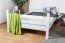 Breites Massivholz Stockbett für Kinder und Jugendliche | Matratzenmaß: 160 x 190 cm | Weiß Lackiert | umbaubar in 2 Einzelbetten | Premium-Qualität | inkl. Rollroste Abbildung