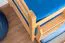 90 x 200 cm Etagenbett mit Stauraum / 2 Schubladen für Jugendliche Massivholz: Buche | Natur Lackiert | umbaubar in 2 Einzelbetten | Premium-Qualität | inkl. Rollroste Abbildung
