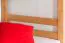 90 x 200 cm Etagenbett mit Stauraum / 2 Schubladen für Kinder Massivholz: Buche | Natur Lackiert | umbaubar in 2 Einzelbetten | Premium-Qualität | inkl. Rollroste Abbildung