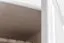 Kleiderschrank | 1 Drehtür | mit Kleiderstange | 47 cm breit | Massivholz | Farbe: Weiß Abbildung