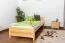 Kinderbett 90 x 200 cm | Massivholz: Kiefer | Natur Lackiert Abbildung