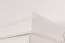 Kleiderschrank | 4 Drehtüren | 2 Schublade | 10 Fächer | mit Kleiderstange | 208 cm breit | Farbe: Weiß Abbildung