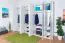 322 cm breiter Kleiderschrank mit 7 Türen | Farbe: Weiß Abbildung