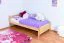 Kinderbett 100 x 200 cm | Massivholz: Buche | Natur Lackiert Abbildung