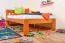 Bettrahmen für Kinder / Kinderbett 100 x 200 cm | Massivholz: Kiefer | Erle Lackiert Abbildung