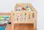 Kinderbett 90 x 160 cm | Massivholz: Kiefer | Natur Lackiert Abbildung
