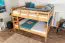 Stockbett mit Doppelbetten 160 x 200 cm | Massivholz: Buche | Natur Lackiert | umbaubar in zwei Einzelbetten | inkl. Rollroste Abbildung