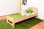 Bettrahmen für Kinder / Kinderbett 80 x 200 cm | Massivholz: Buche | Natur Lackiert Abbildung