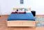 Kinderbett 140 x 200 cm | Massivholz: Buche | Natur Lackiert Abbildung