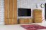 90 cm breiter Kleiderschrank mit 4 Türen | Farbe: Natur Abbildung