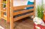 Etagenbett für Jugendliche 120 x 190 cm | Massivholz: Buche | Natur Lackiert | umbaubar in 2 Einzelbetten | inkl. Rollroste Abbildung