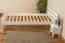 Kinderbett 100 x 200 cm | Massivholz: Buche | Weiß Lackiert Abbildung