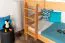 Etagenbett für Jugendliche 90 x 200 cm | Massivholz: Buche | Natur Lackiert | umbaubar in 2 Einzelbetten | inkl. Rollroste Abbildung