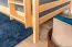 Stockbett für Jugendliche 140 x 190 cm | Massivholz: Buche | Natur Lackiert | umbaubar in 2 Einzelbetten | inkl. Rollroste Abbildung