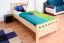 Kinderbett 90 x 200 cm | Massivholz: Kiefer | Natur Lackiert Abbildung
