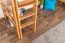 Hochbett für Kinder 90 x 190 cm | Massivholz: Buche | Natur Lackiert | umbaubar in Einzelbett | Premium-Qualität | inkl. Rollrost Abbildung