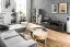TV-Unterschrank Chiflero 11, Farbe: Schwarz - Abmessungen: 56 x 180 x 47 cm (H x B x T)