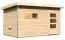 Saunahaus Marco 07 mit Vorraum, 38 mm Wandstärke - 393 x 231 x 239 cm (B x T x H)