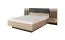 Modernes Doppelbett mit Stauraum Chebba 03, Farbe: Eiche Artisan / Anthrazit - Abmessungen: 104 x 163 x 210 cm (H x B x T)