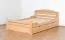 Jugendbett "Easy Premium Line" K5, inkl. 2 Schubladen und 1 Abdeckblende, 140 x 200 cm Buche Vollholz massiv Natur, inkl. Lattenrost