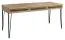 Schreibtisch Buzet 18, Farbe: Eiche / Schwarz, teilmassiv - Abmessungen: 79 x 174 x 75 cm (H x B x T)