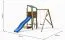 Kinderspielturm / Spielanlage Tomi inkl. Einzelschaukel, Sandkasten und Wellenrutsche FSC®