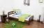Bettrahmen für Kinder / Kinderbett 90 x 200 cm | Massivholz: Kiefer | Nuss Lackiert | inkl. Rollrost Abbildung