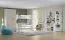 44 cm breiter Kleiderschrank mit 1 Tür | Kleiderstange | Farbe: Weiß Abbildung