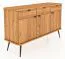 Kommode Rolleston 16 Kernbuche massiv geölt - Abmessungen: 87 x 144 x 46 cm (H x B x T)
