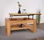 Couchtisch Wooden Nature 14 Wildeiche massiv geölt - 100 x 65 x 46-65 cm (B x T x H)