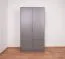Schmaler Kleiderschrank Hannut 39, Farbe: Anthrazit - Abmessungen: 190 x 100 x 56 cm (H x B x T)