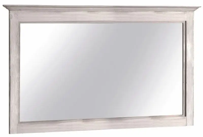 Spiegel "Kilkis" Kiefer altweiß 22 - 79 x 136 x 6 cm (H x B x T)