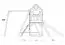 Spielturm S3A inkl. Wellenrutsche, Doppelschaukel-Anbau, Balkon, Sandkasten, Rampe und Klettergerüst-Anbau - Abmessungen: 450 x 500 cm (B x T)