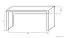 Schreibtisch Vanimo 18, Farbe: Eiche - Abmessungen: 76 x 160 x 70 cm (H x B x T)