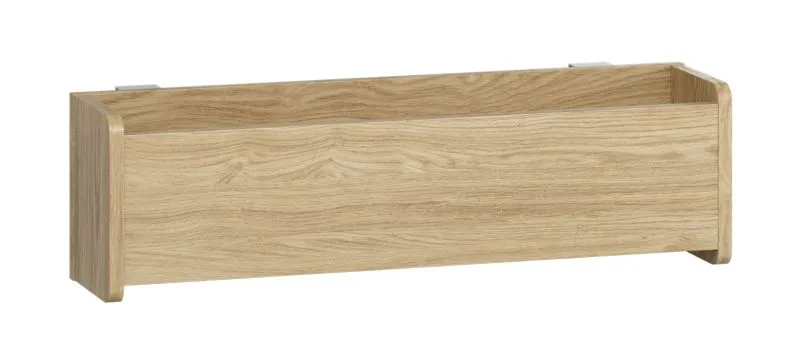 Bettregal | Farbe: Eiche | Maße: 70 x 17 x 20 cm | praktischer Ablageplatz für kleine Gegenstände