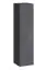 Schlichte Wohnwand Kongsvinger 26, Farbe: Grau Hochglanz / Eiche Wotan - Abmessungen: 160 x 330 x 40 cm (H x B x T), mit genügend Stauraum