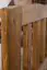 Kinderbett mit Absturzsicherung Kiefer Vollholz massiv Eichefarben A17, inkl. Lattenrost - Abmessung 70 x 160 cm - inklusive Matratze