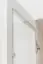 Vitrine Kiefer massiv Vollholz weiß lackiert B013 - Abmessung 190 x 40 x 42 cm (H x B x T)